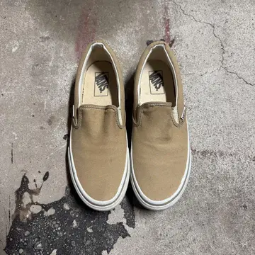 USA 제조 직후 VANS 반스 슬립온 베이지 블랙 데님에 어울립니다