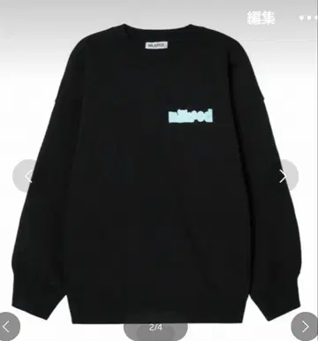 MILKFED. 블랙 맨투맨