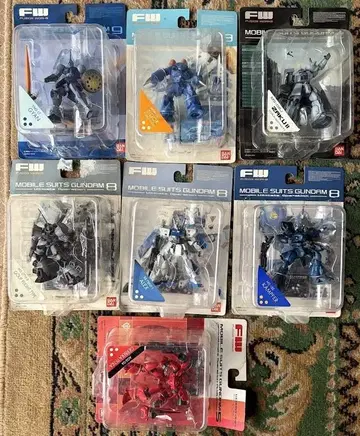 FW MOBILE SUIT GUNDAM 피규어 7체 세트 미개봉