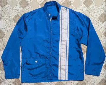 70s~90s 빈티지 파랑 레이싱 자켓 XL 로켓 탈론
