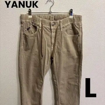 야누크 YANUK 리조트 RESORT 데님 팬츠 테이퍼드 남성용 L