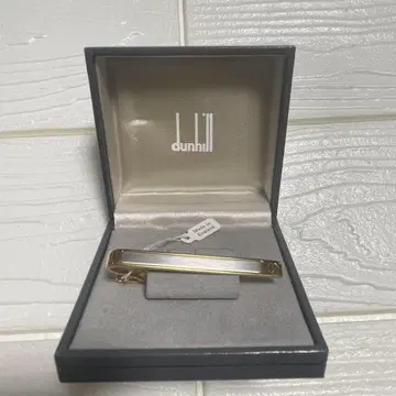 새상품급 dunhill 골드 실버 넥타이핀 비즈니스 결혼식