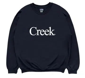 creek 네이비 맨투맨 M 사이즈
