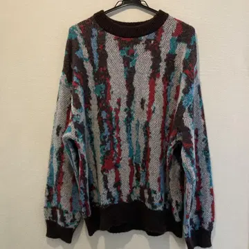 MAISON SPECIAL 에어리 모헤어 클레이지 사이즈 2 UNISEX