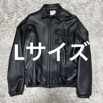 BOWWOW GAMES LEATHER HARRINGTON JACKET L
