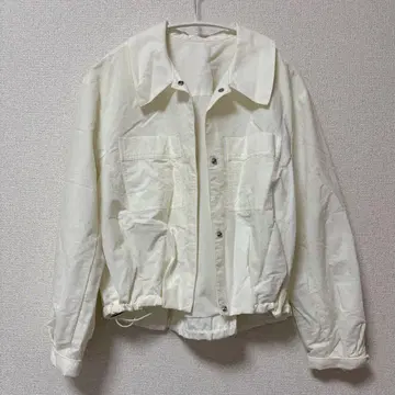 [ 거의 새상품 ] 블루종 화이트 lounie