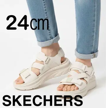 [당일 발송] 미사용 스케쳐스 아이보리 웨지솔