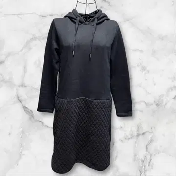 [ MARY QUANT ] 후드티 원피스 속기모 퀼팅 M 사이즈