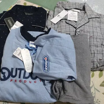 남성용 긴팔 파자마 2L 아웃도어 프로덕트 외 3점