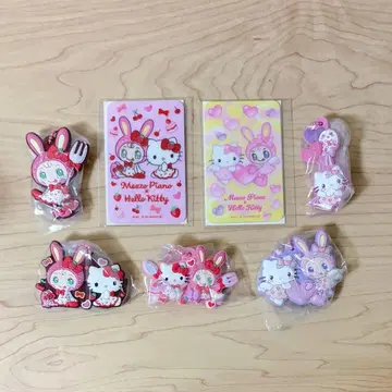 메조피아노 x 헬로키티 캡슐 러버 마스코트