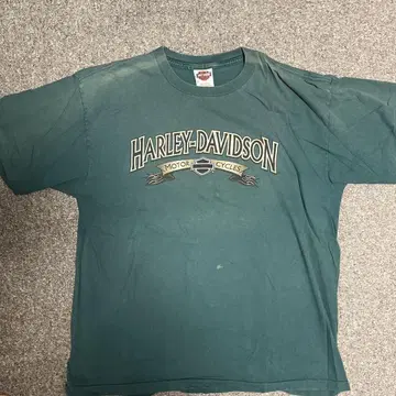 Harley-Davidson USA제 T-shirt 다크 그린