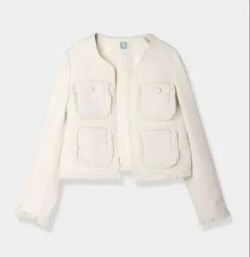 laubeblanc Fringe tweed Jacket