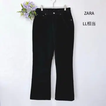 자라 부츠컷 데님 블랙 LL 상당 루즈핏 코튼 빅
