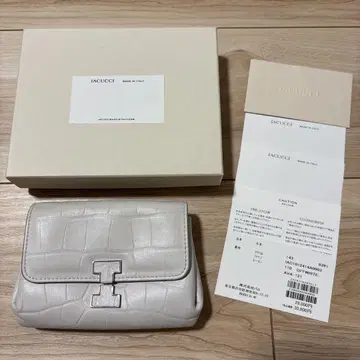 IACUCCI 악어 엠보싱 접이식 지갑