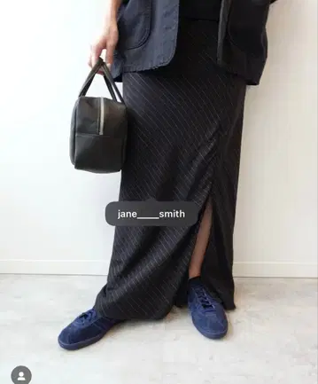 JANE SMITH 스트라이프 타이트 스커트