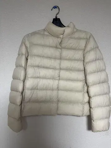 UNIQLO 울트라 라이트 다운 다운 자켓 S 아이보리