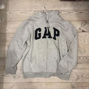 GAP 그레이 집업 후드티
