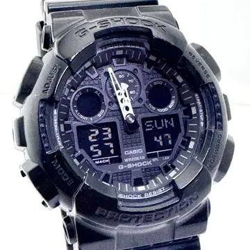 G-SHOCK GA-100 블랙 화이트 터프 남성용 손목시계 심플