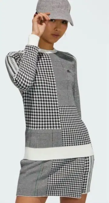 여성용 골프웨어 블랙 adidas 아디다스 니트 스커트