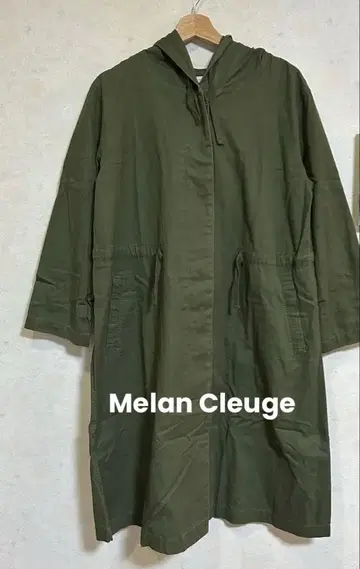 Melan cleuge 메란크루즈 모즈 코트 올리브색 사이즈 L