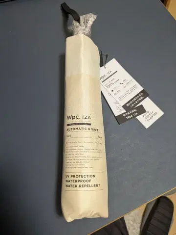 Wpc.IZA 오토 양산 54cm 우천 겸용 UV컷율 차광율 100%