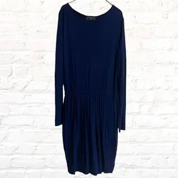 BY MALENE BIRGER 롱 원피스 레이스 가로 슬릿 네이비