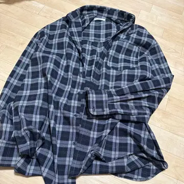 안느크 체크 셔츠 루미네 한정판