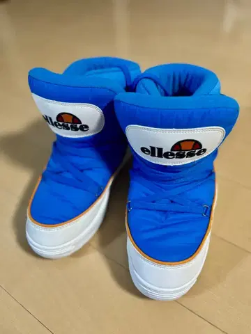 ellesse 하이컷 스니커즈 파랑 여성용 남성용