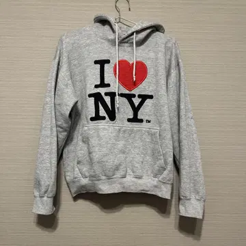 I LOVE NY 후드티 그레이