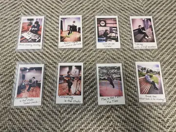 하타 모토히로 미니 포토 카드 8종 컴프 경질 케이스 포함