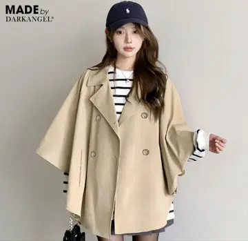 다크 엔젤 판초 트렌치코트
