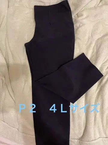 [새상품급] 일본제 유목 P2 슬림핏 팬츠 4L 블랙 자라무늬