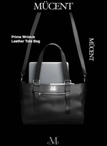 MUCENT Prime Linkle Leather Tote Bag
