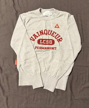 le coq sportif 골프 컬렉션 스웨터 M 그레이