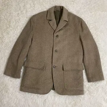 새상품급 윈드아머 캐시미어 100% 자켓 충전솜 S 남성용