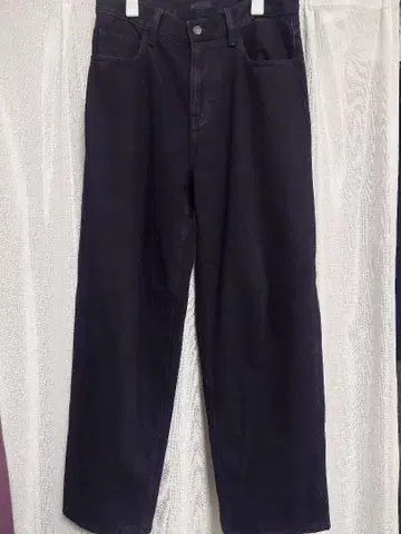 [UNIQLO] 와이드 스트레이트 청바지 다크 그레이 29인치
