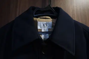 ARMANI 네이비 롱 코트