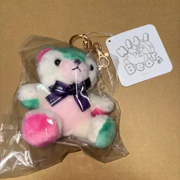 죠죠의 기묘한 모험 NIJI 베어 봉제 인형 키링