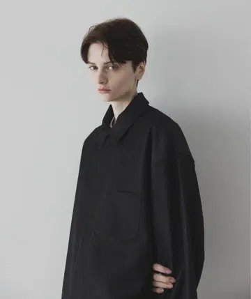 remer loose ZERO denim over shirt jacket