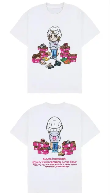 [ 새상품 ] 하마사키 아유미 Hooodie ayupan T셔츠 L