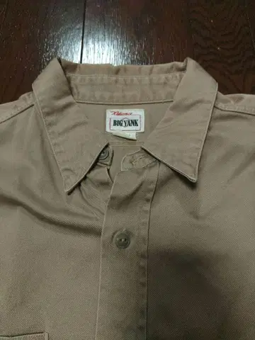 BIG YANK 셔츠 긴팔 15 베이지 밴드 포함