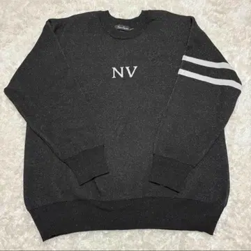 앙코키누 라메 믹스 NV 니트 풀오버 블랙