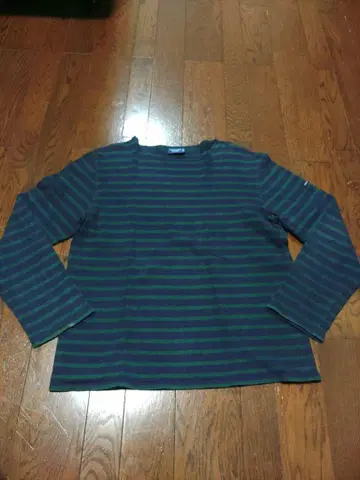 saint james 롱T 긴팔 보더 L 그린