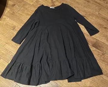 yori 요리 긴팔 튜닉 블랙