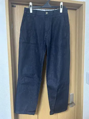 다크 블루 데님 팬츠