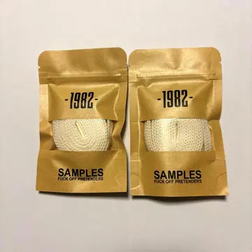 SAMPLES (샘플즈) 슈레이스 [2개 세트: 내추럴 컬러]