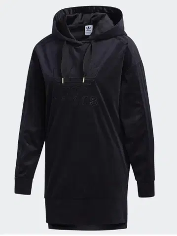 아디다스 벨로아 후드티 블랙 리본 M 사이즈 새상품급