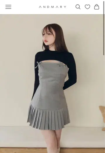 andmary Karen knit set mini dress