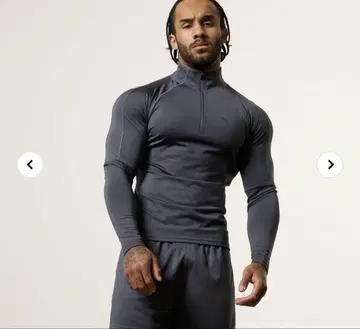 새상품 vanquish fitness 쿼터 지퍼 탑