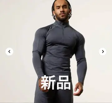 새상품 vanquish fitness 쿼터 지퍼 탑